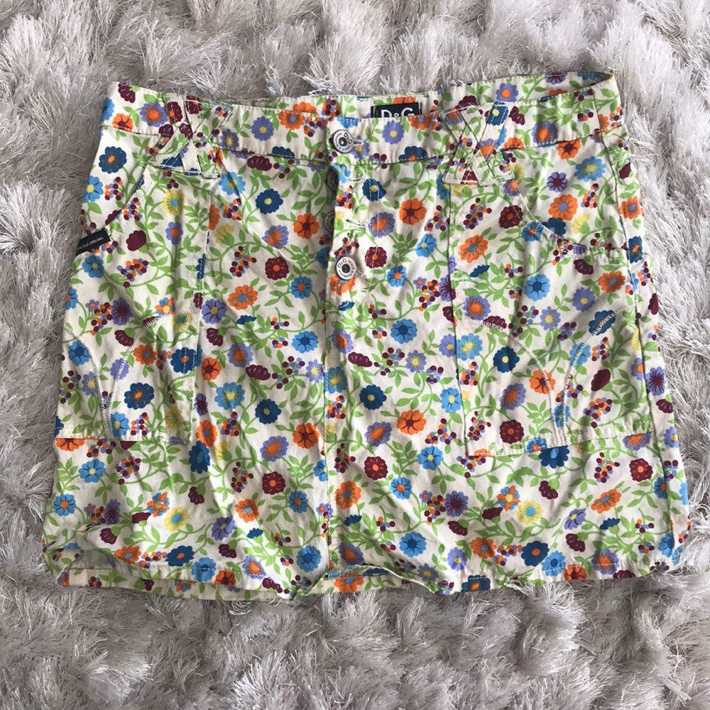 Dolce & Gabanna Floral Skirt